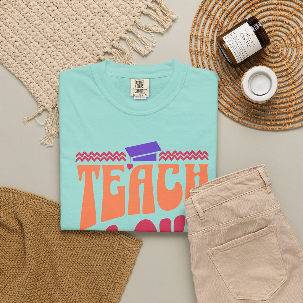 Teach Love Inspire T-Shirt — Colorful Teacher Appreciation Tee