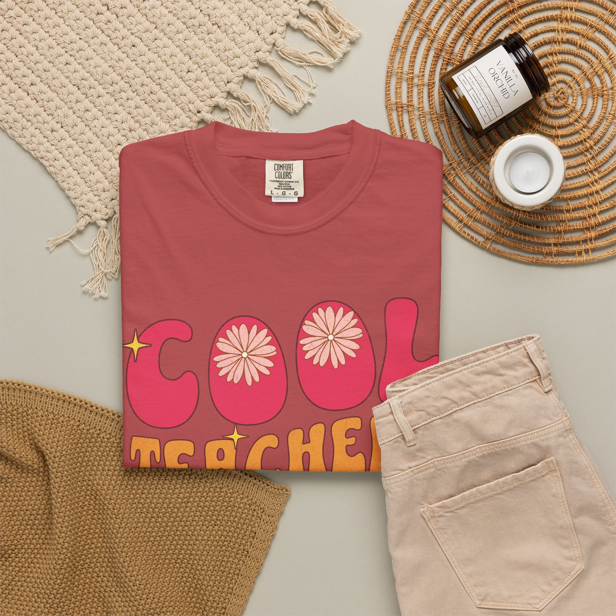 Cool Teachers Club T-Shirt — Retro Floral Teacher Appreciation Tee