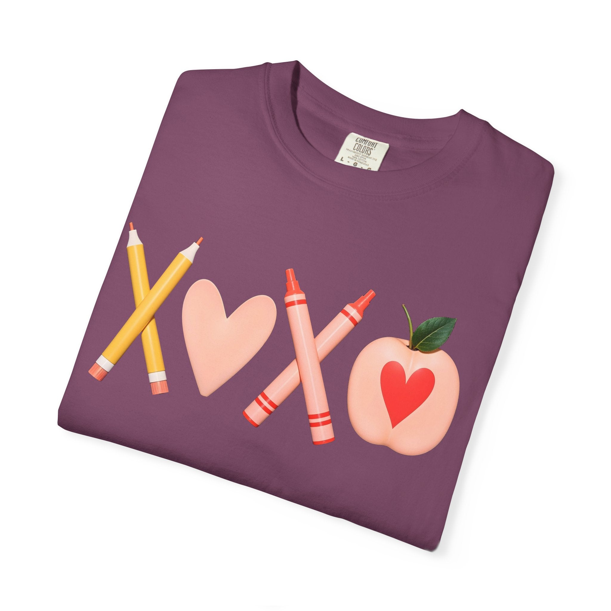 Teacher Love T-Shirt – XOXO Pencils & Apple School Tee