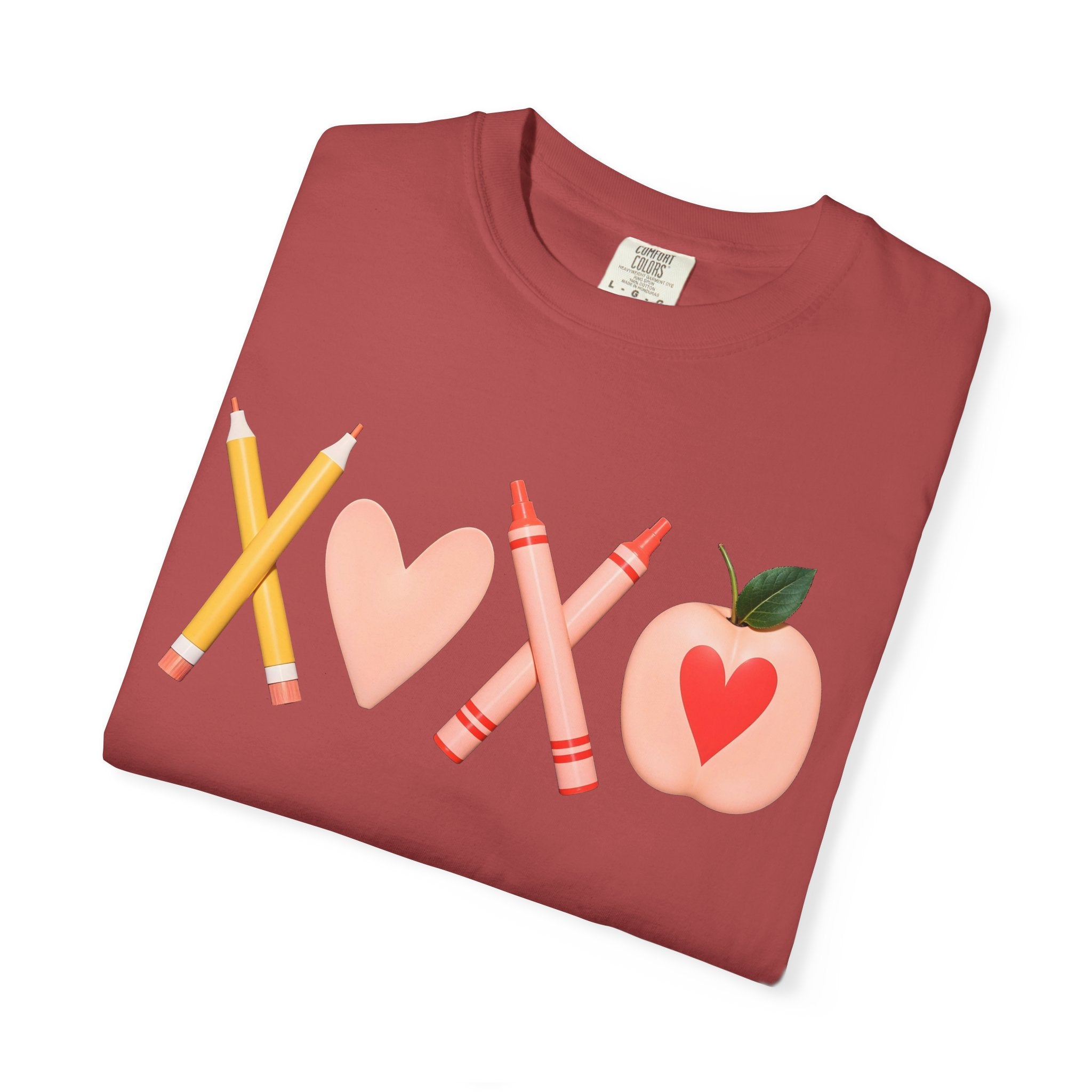 Teacher Love T-Shirt – XOXO Pencils & Apple School Tee