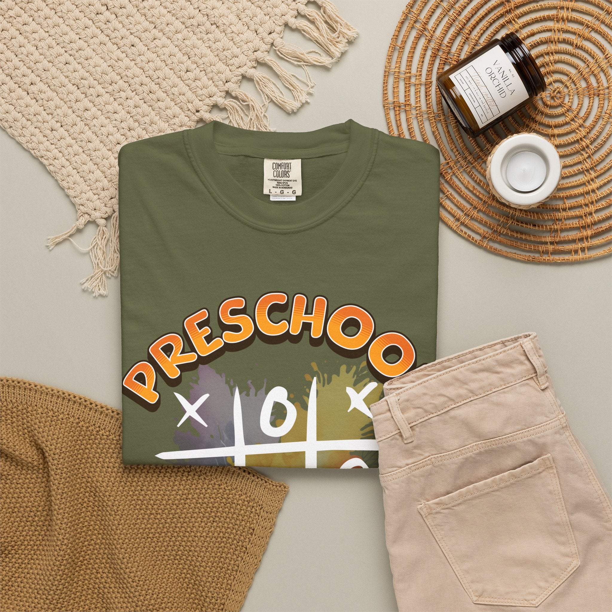 Preschool Teacher Tic-Tac-Toe T-Shirt — Cute Teacher Gift for Kindergarten & Early Childhood