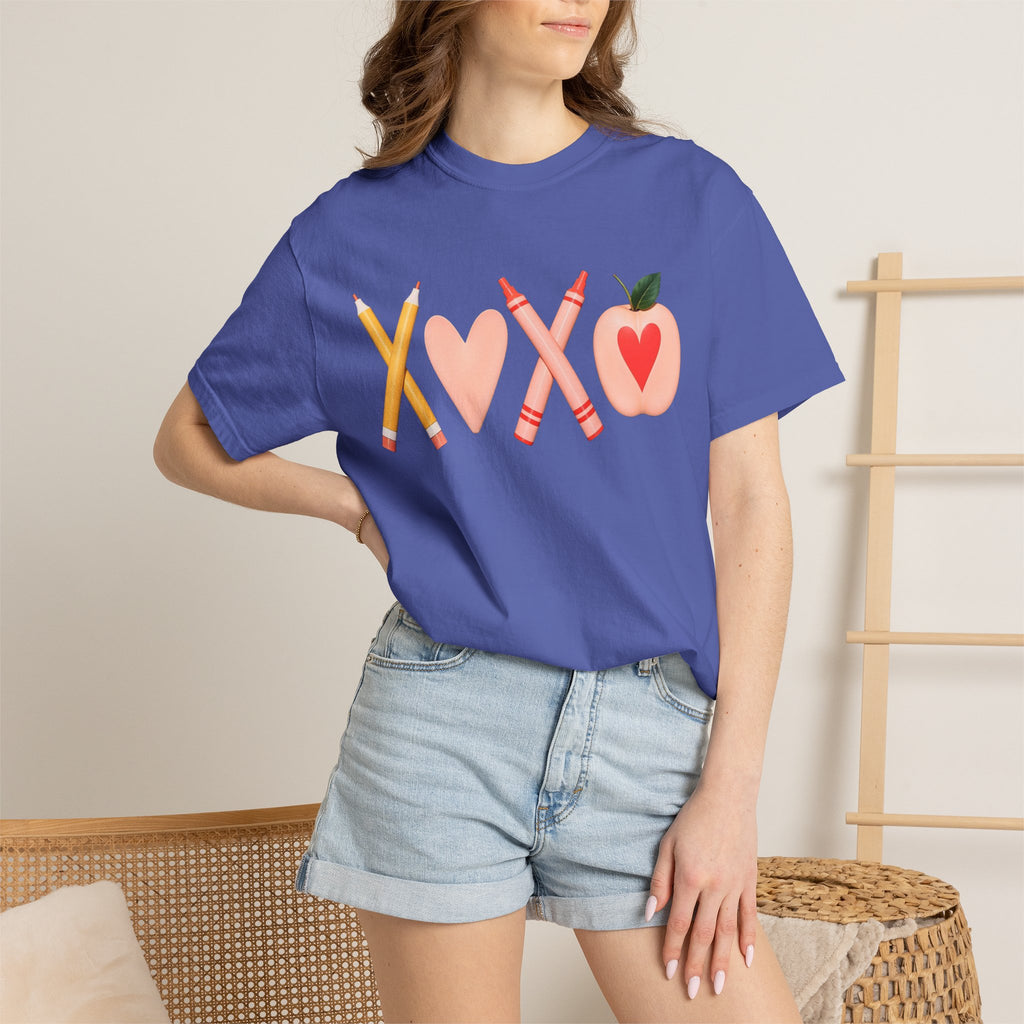 Teacher Love T-Shirt – XOXO Pencils & Apple School Tee