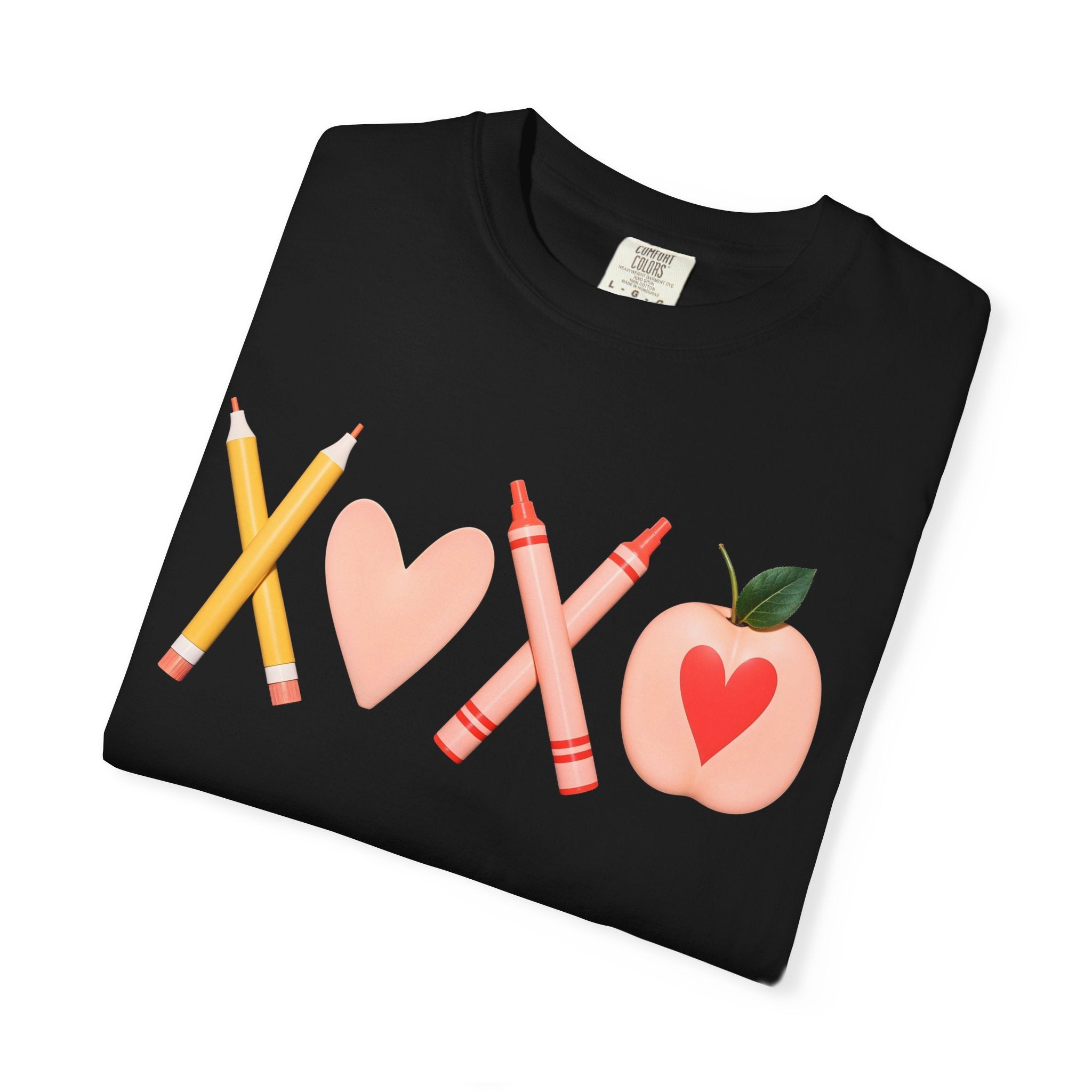 Teacher Love T-Shirt – XOXO Pencils & Apple School Tee