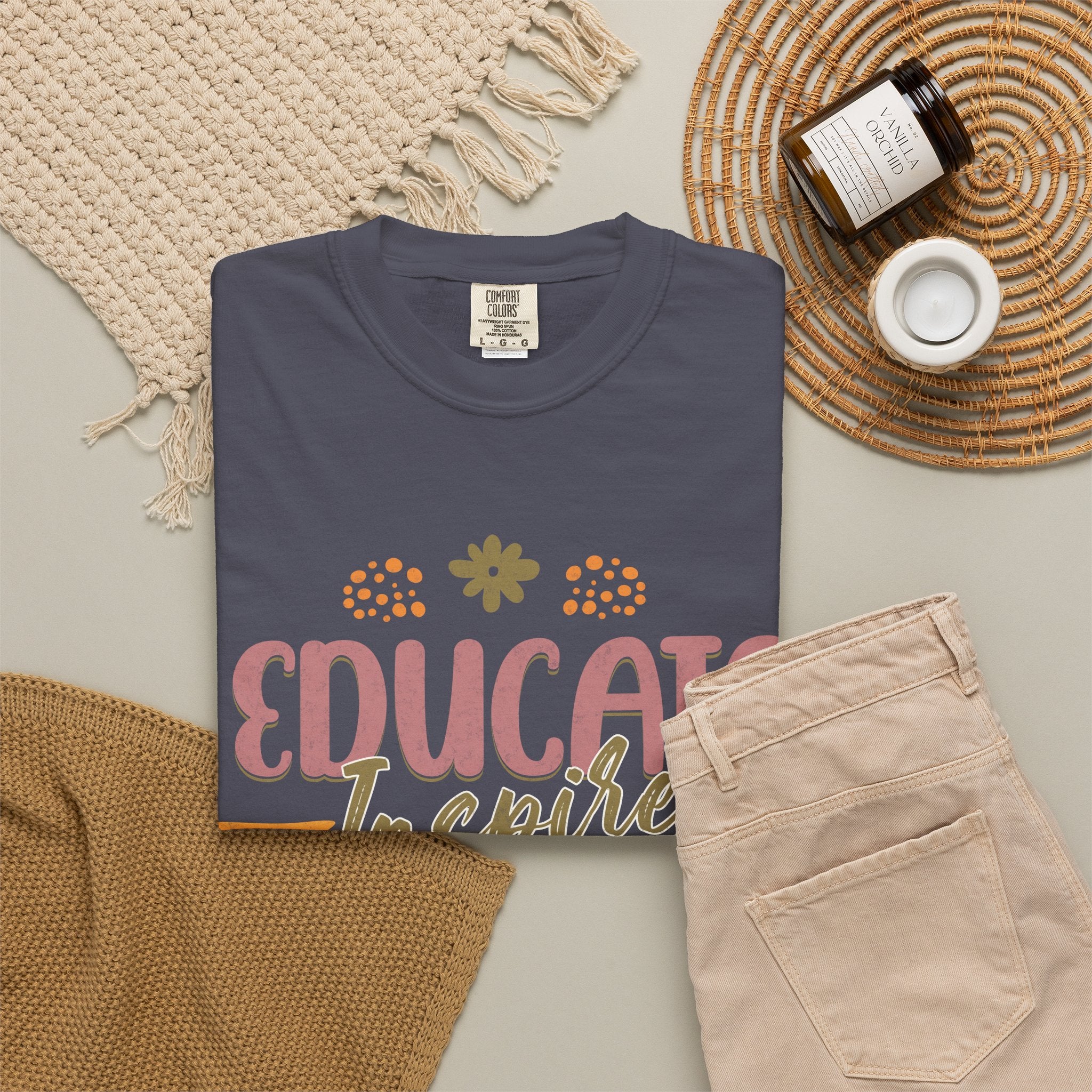 Educate Inspire Empower Tee — Motivational Graphic T-Shirt