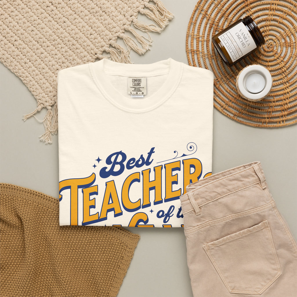 Best Teacher of the Year T-Shirt — Teacher Appreciation Gift