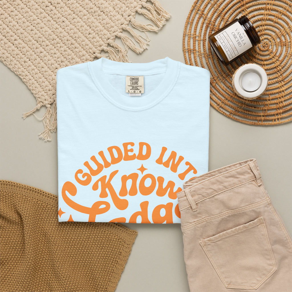 Guided Into Knowledge By Teacher T-Shirt — Retro Teacher Appreciation Tee