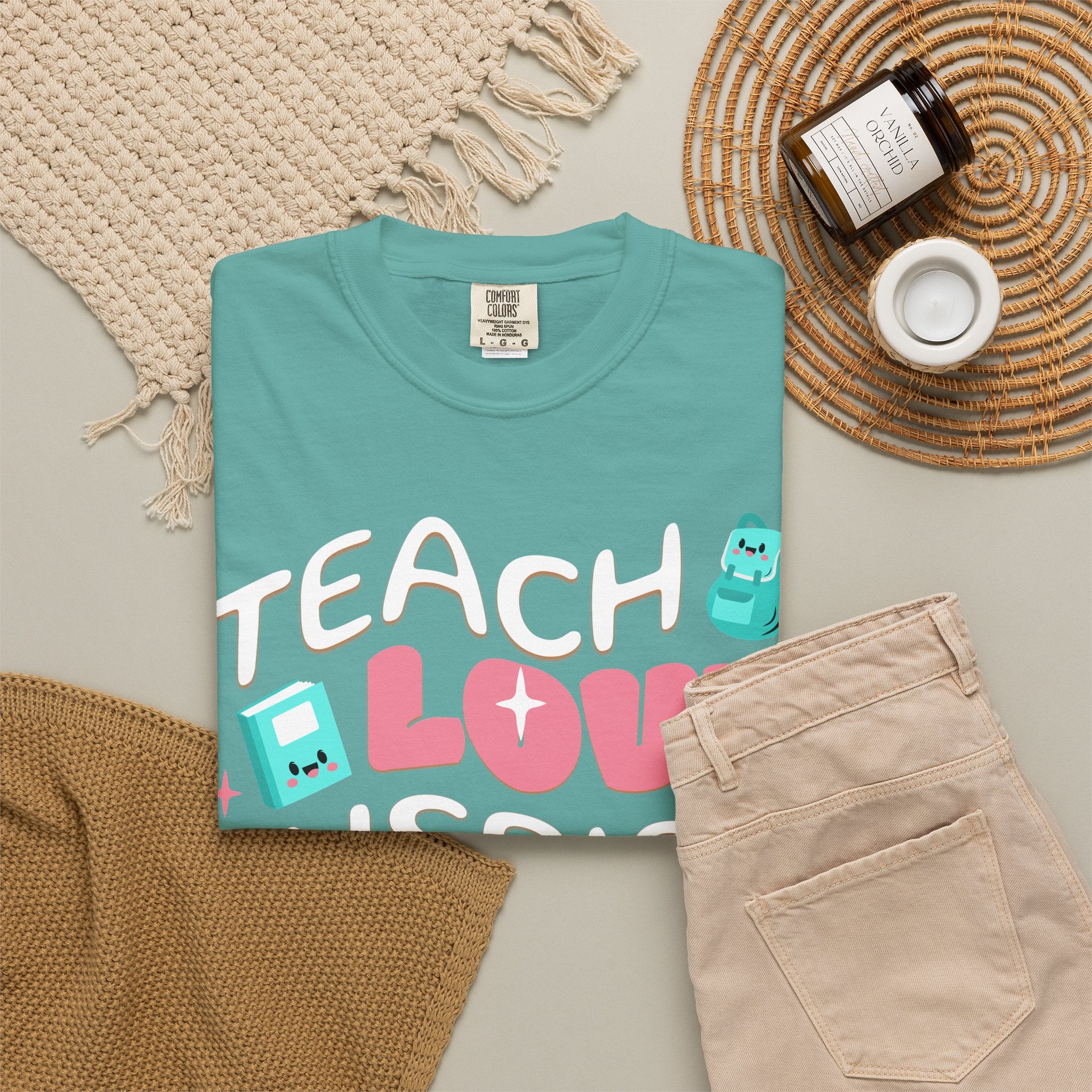Teach Love Inspire T-Shirt — Cute Teacher Appreciation Tee