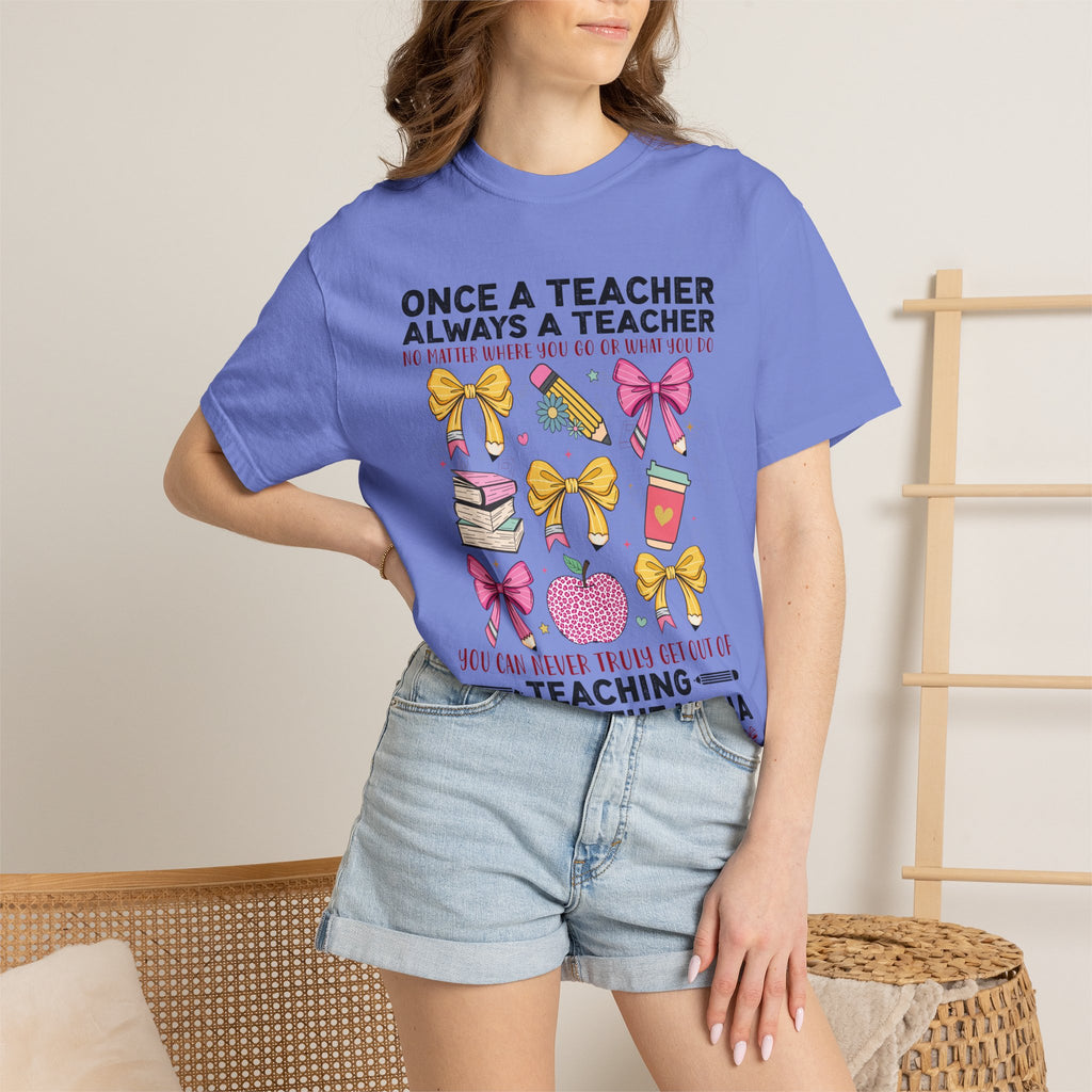 Teacher Mafia Graphic T-Shirt — "Once a Teacher, Always a Teacher"