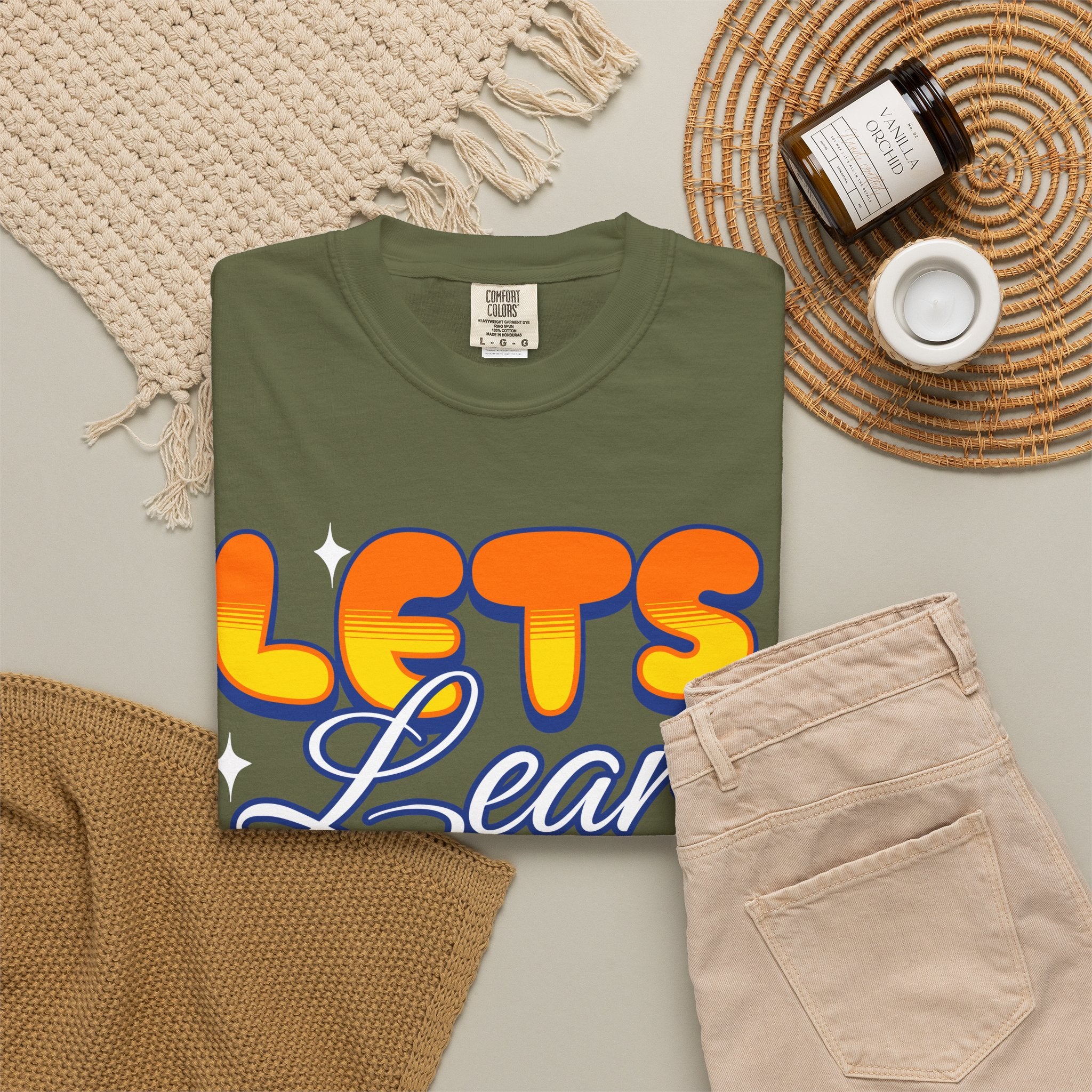 Let's Learn Today T-Shirt — Retro Teacher & Student Back-to-School Tee