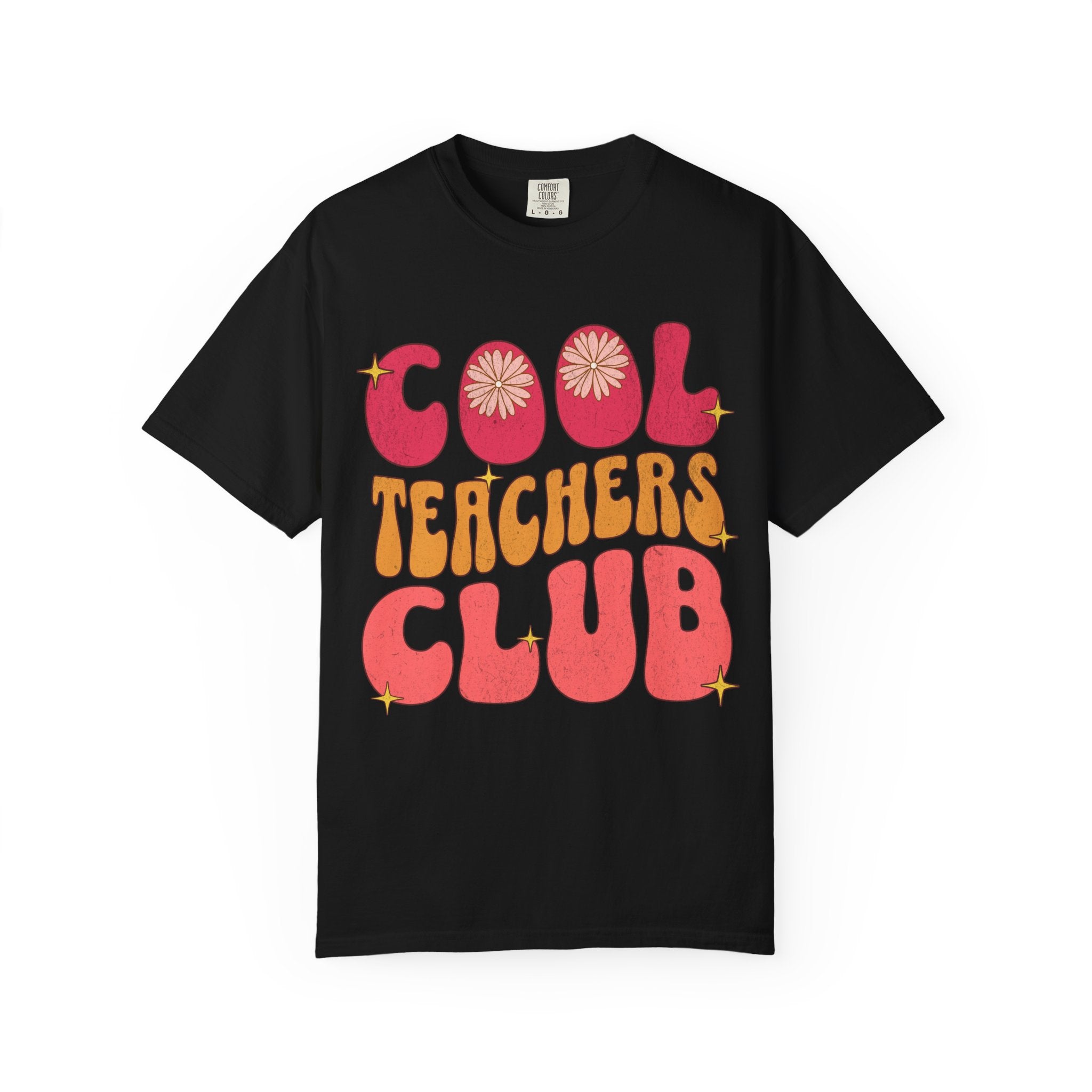 Cool Teachers Club T-Shirt — Retro Floral Teacher Appreciation Tee
