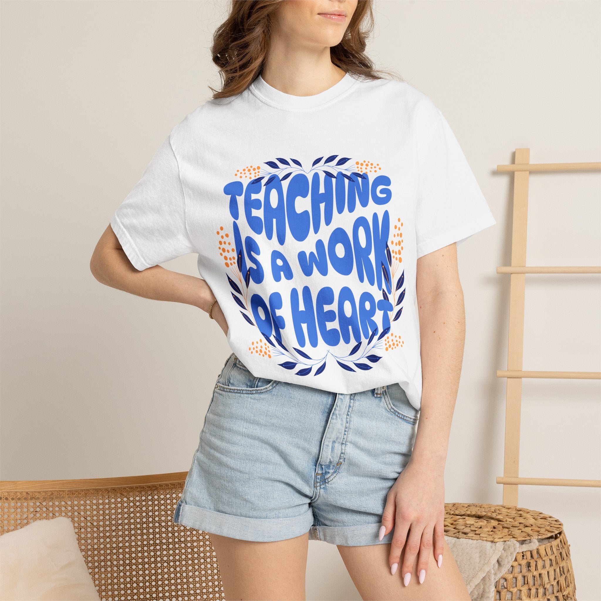 Teaching Is a Work of Heart T-Shirt — Teacher Appreciation Shirt