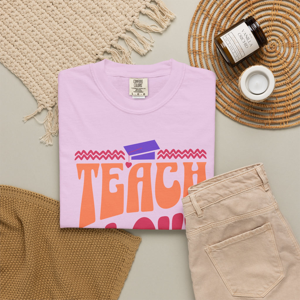 Teach Love Inspire T-Shirt — Colorful Teacher Appreciation Tee