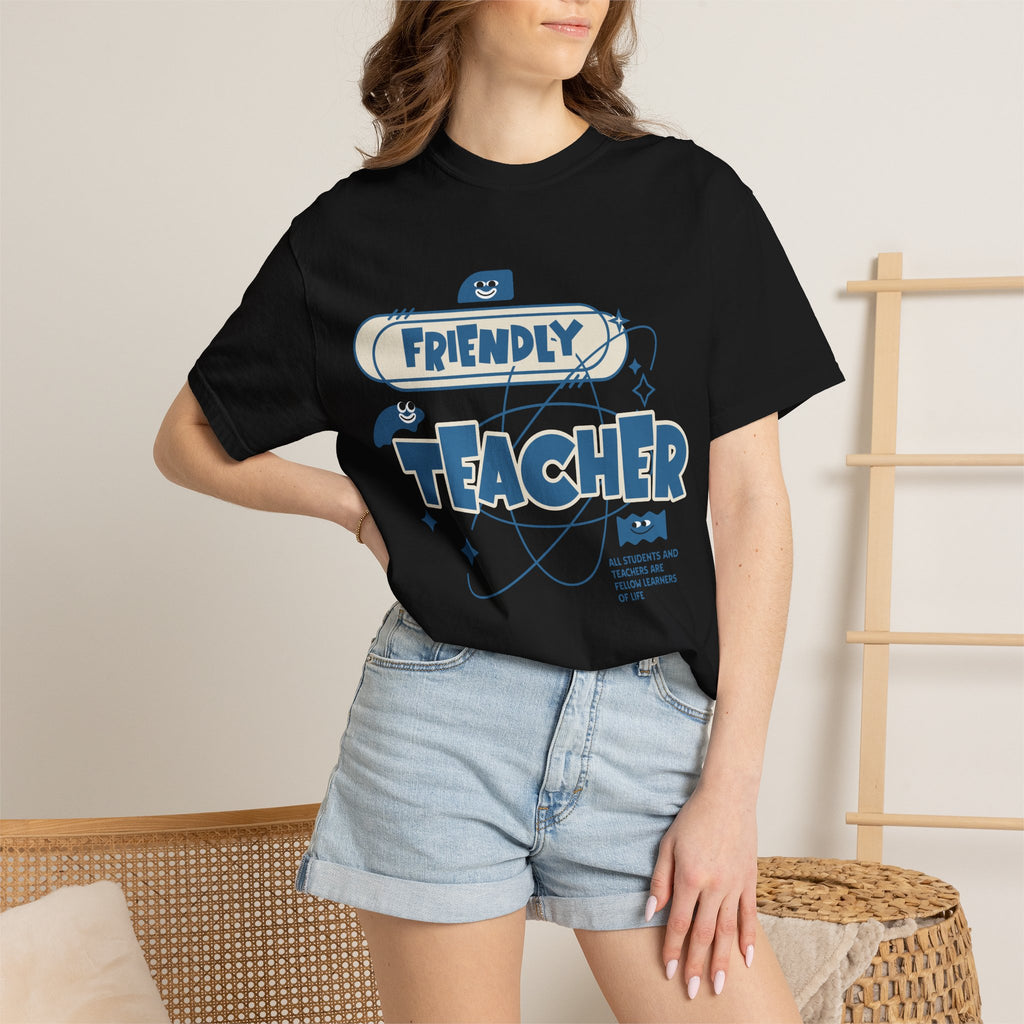 Friendly Teacher T-Shirt — Cute Retro Teacher Appreciation Tee