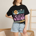 Fourth Grade Squad T-Shirt — Retro Smiley Daisy Back-to-School Tee