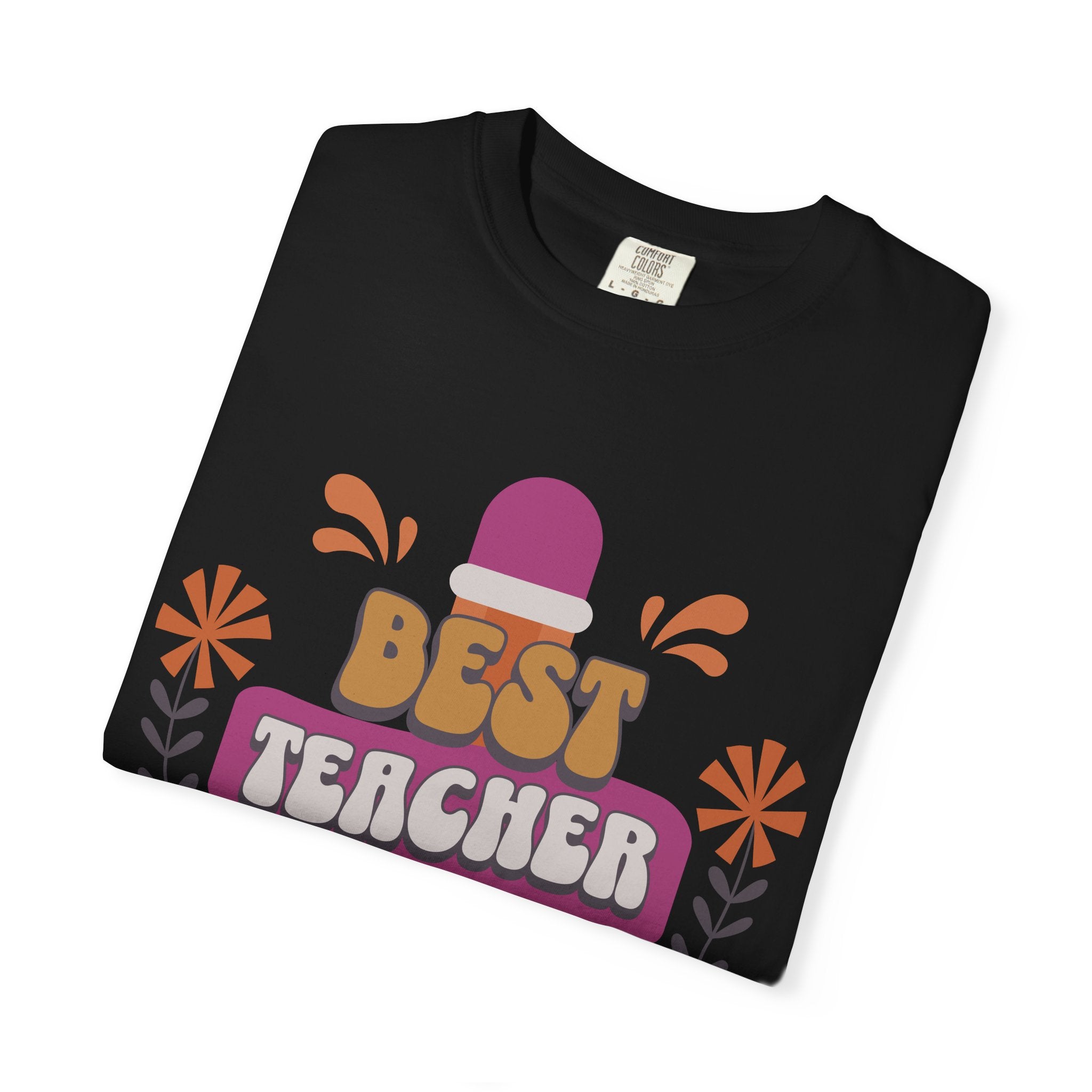 Best Teacher Ever T-Shirt — Retro Pencil Gift for Teachers