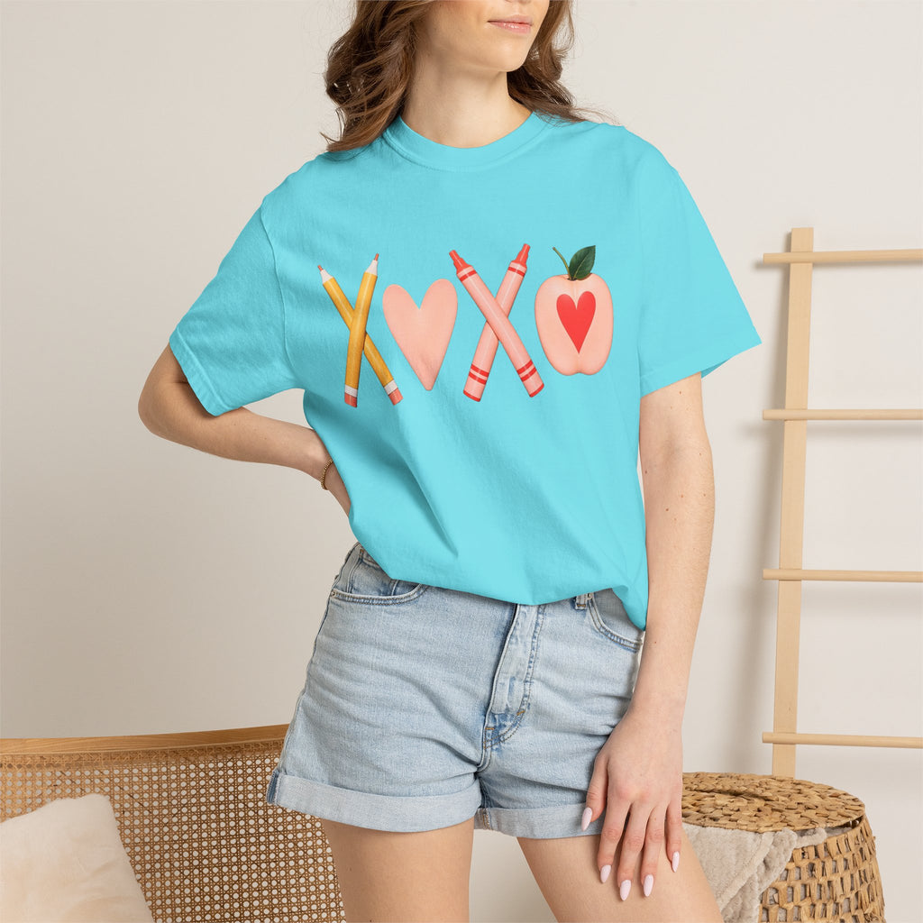 Teacher Love T-Shirt – XOXO Pencils & Apple School Tee