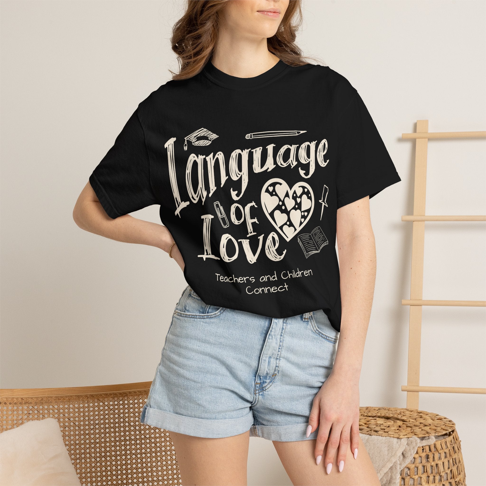 Language of Love T-Shirt — Teachers & Children Connect Graphic Tee