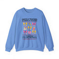 Teacher Crewneck Sweatshirt — "Once a Teacher, Always a Teacher" Cute Gift
