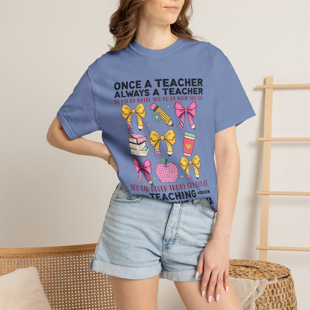 Teacher Mafia Graphic T-Shirt — "Once a Teacher, Always a Teacher"