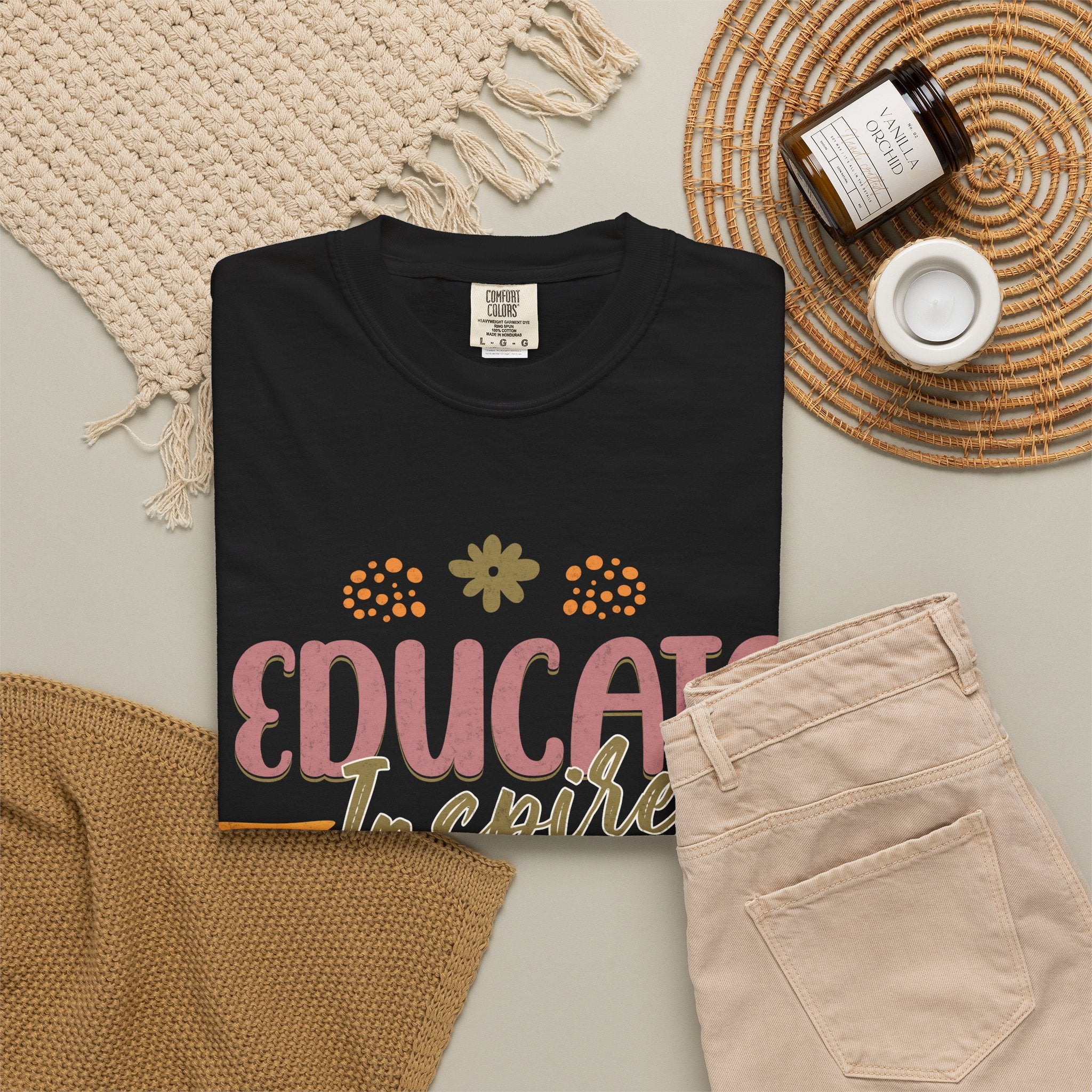 Educate Inspire Empower Tee — Motivational Graphic T-Shirt