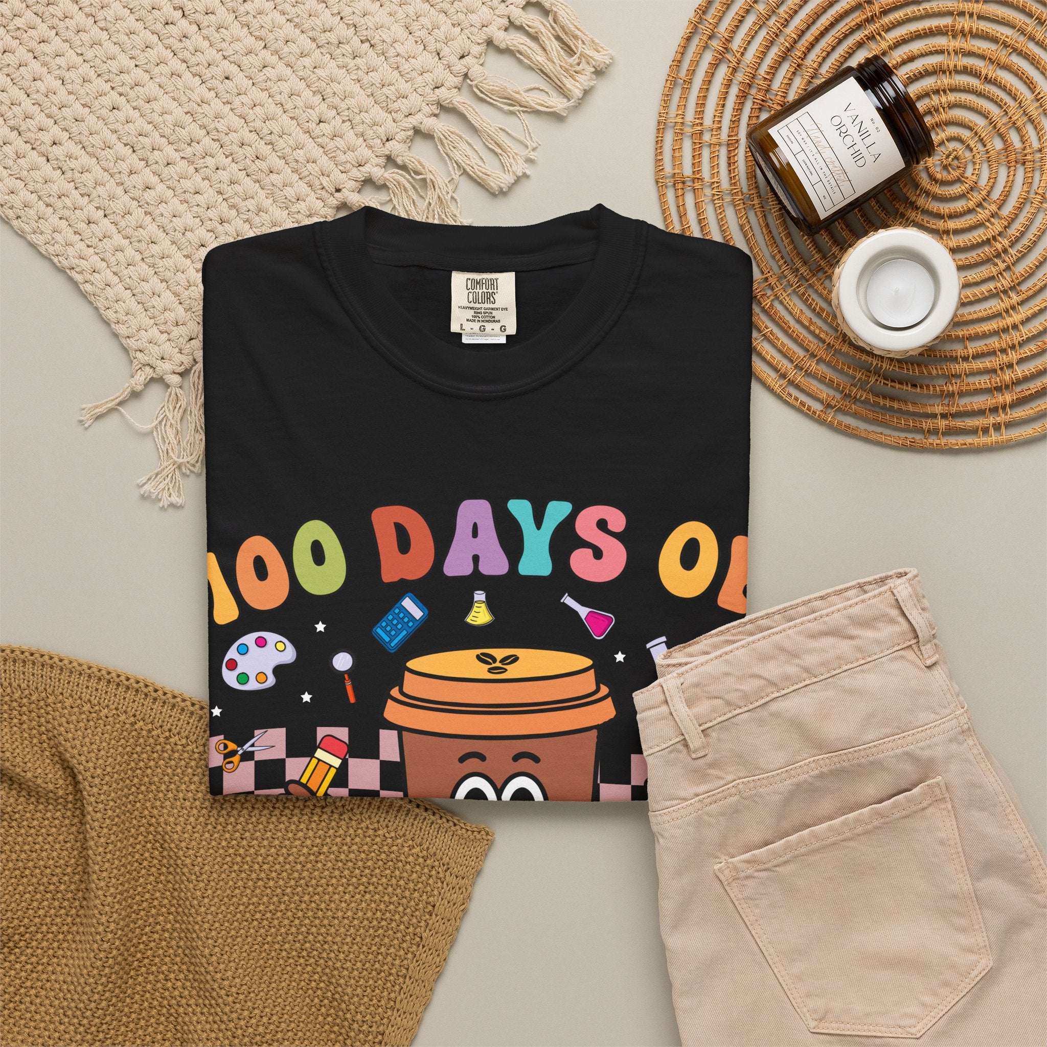 100 Days of Coffee & Chaos T-Shirt