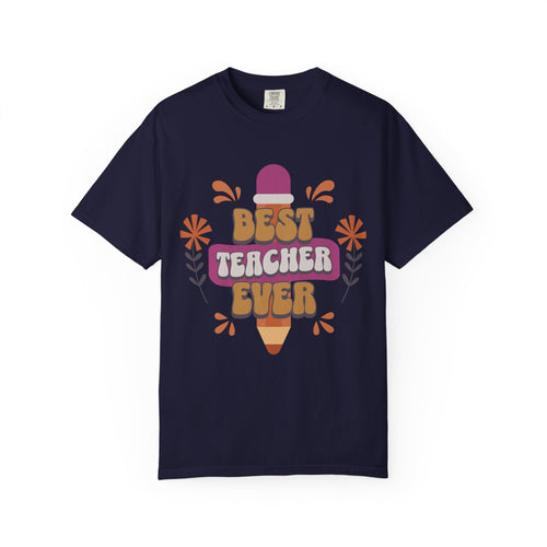 Best Teacher Ever T-Shirt — Retro Pencil Gift for Teachers