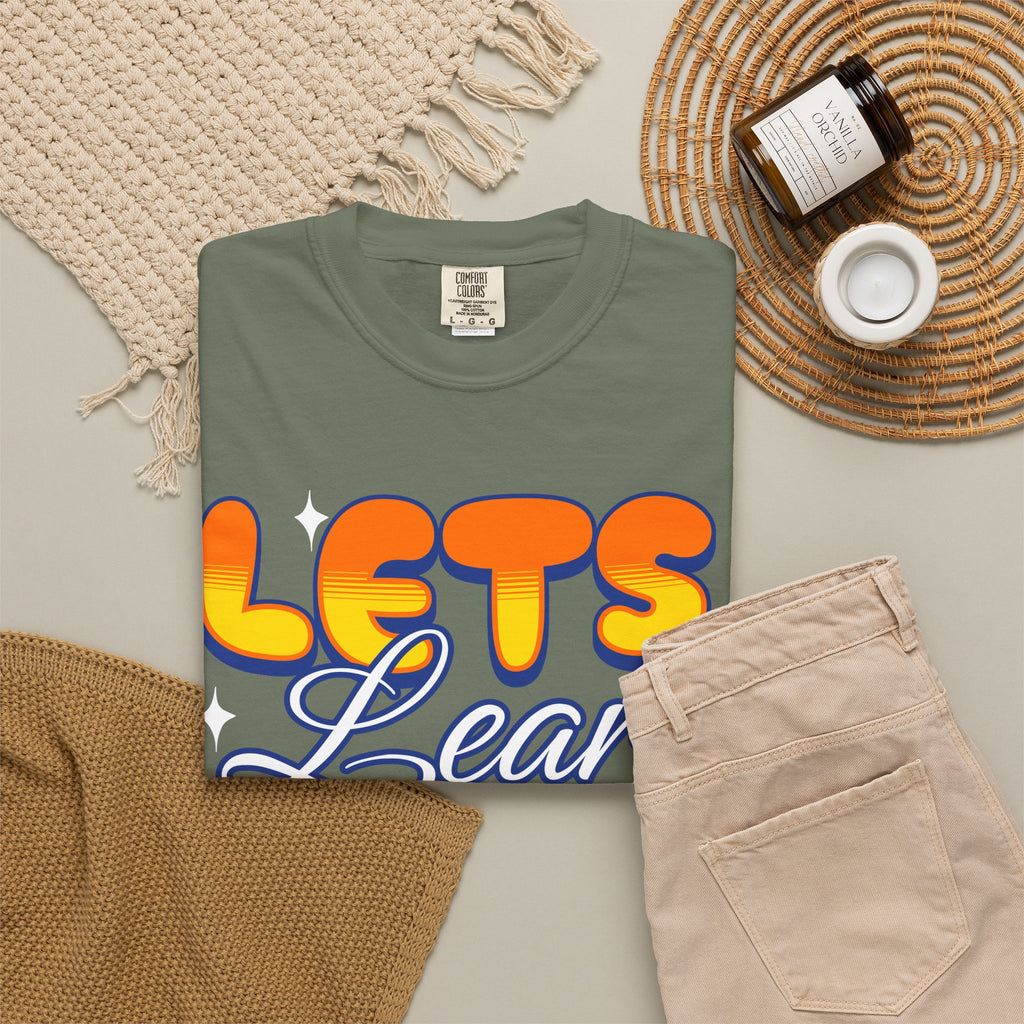 Let's Learn Today T-Shirt — Retro Teacher & Student Back-to-School Tee